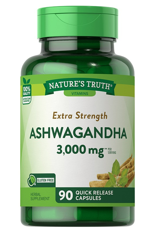 Extra Strength Ashwagandha 3,000 mg - 90 Quick Release Capsules Extra Strength Ashwagandha 3,000 mg - 90 Quick Release Capsules